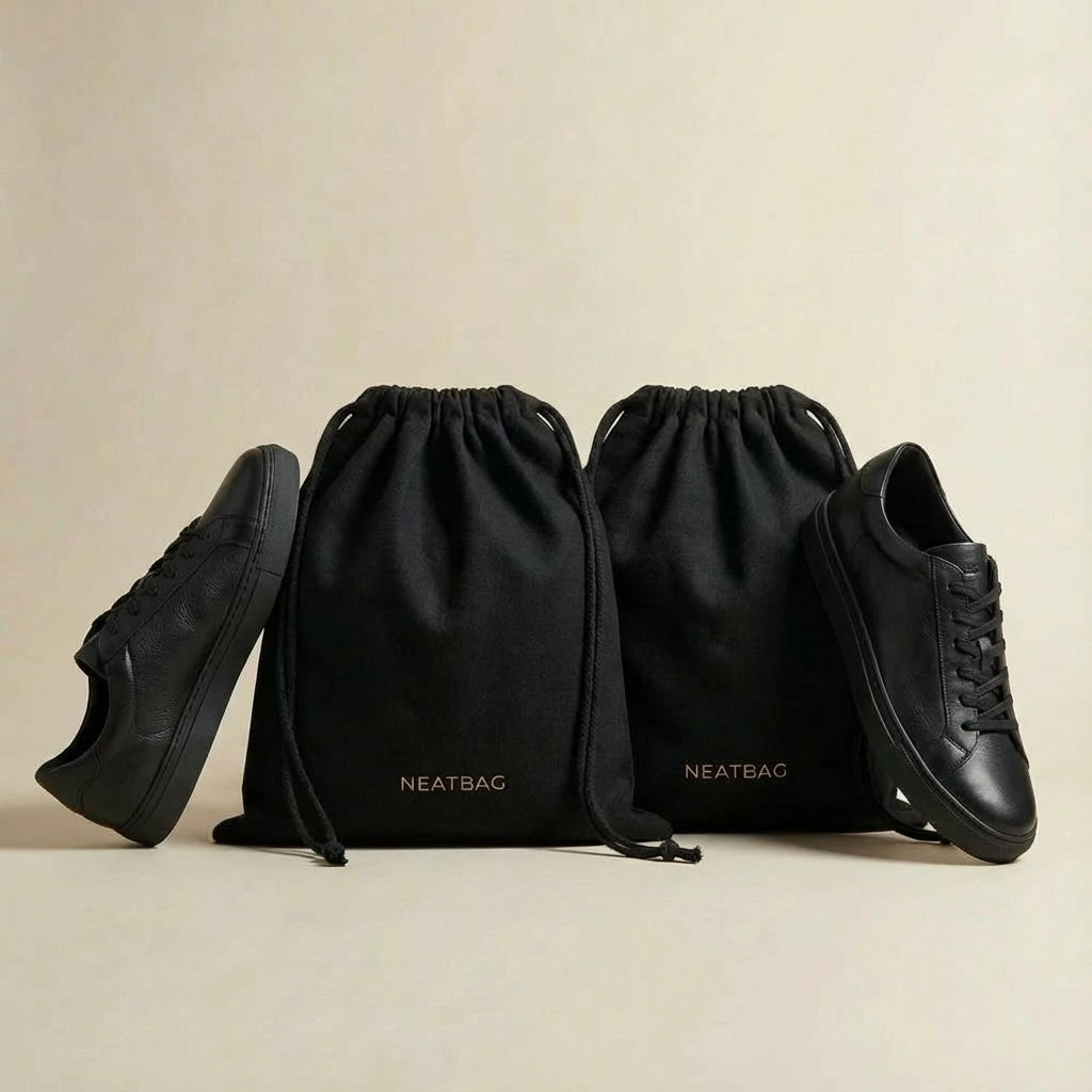Sneaker Bags (black) - for him (2-Pack)